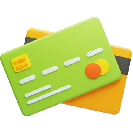 Credit cards  3D Icon