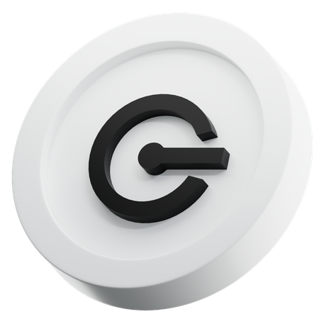 Credit Coin  3D Icon