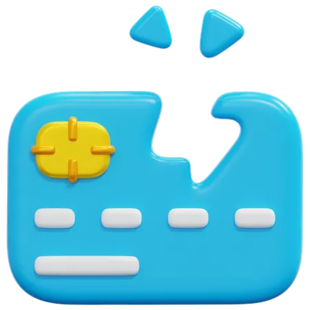 Credit Crisis  3D Icon