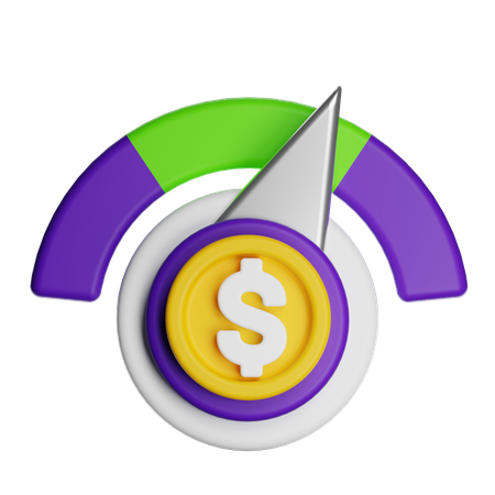 Credit Score  3D Icon