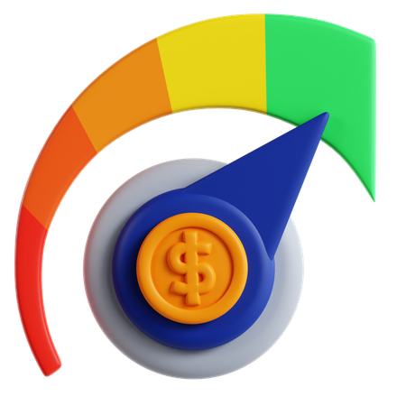 Credit Score  3D Icon