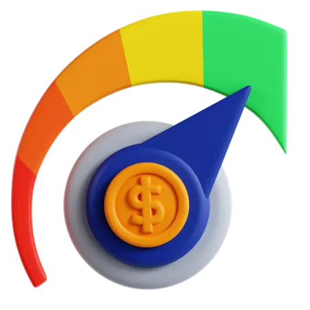 Credit Score  3D Icon