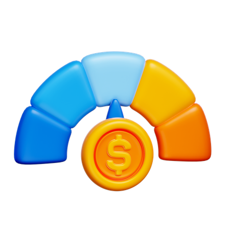 Credit Score  3D Icon