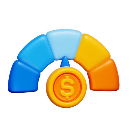 Credit Score  3D Icon