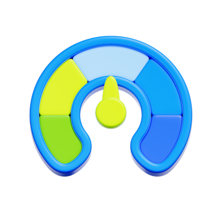 Credit Score Indicator  3D Icon