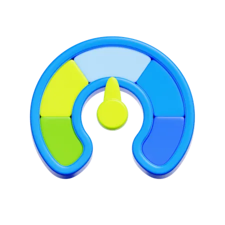 Credit Score Indicator  3D Icon