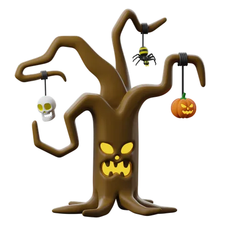 Creepy Tree  3D Icon