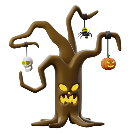 Creepy Tree  3D Icon