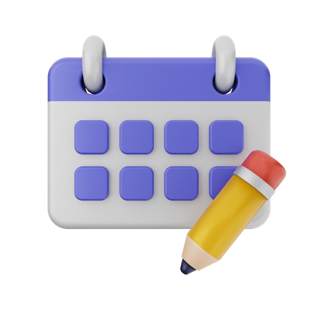 Créer un calendrier  3D Icon