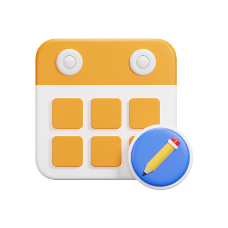 Créer un calendrier  3D Icon