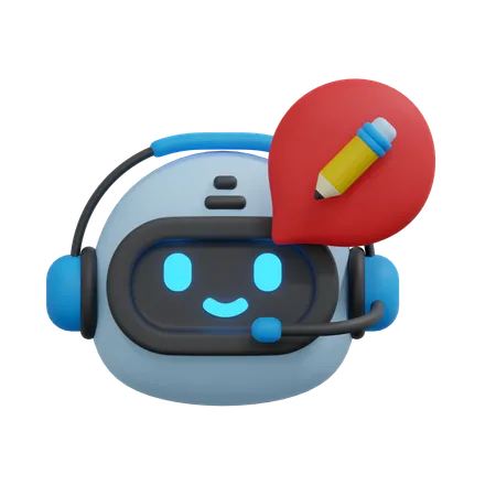 Créer un chatbot  3D Icon