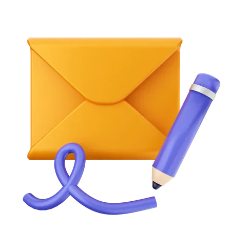 Créer un e-mail  3D Icon