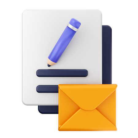 Créer un e-mail  3D Icon