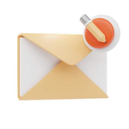 Créer un e-mail  3D Icon