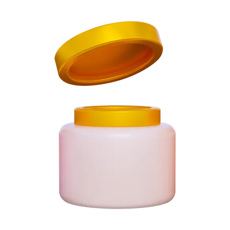 Crema abierta  3D Icon