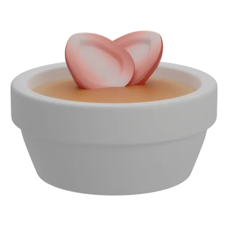 Crema brulée  3D Icon