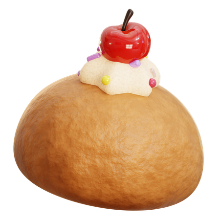 Crema choux  3D Icon