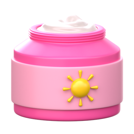 Crema de día  3D Icon