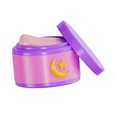 Crema de noche  3D Icon