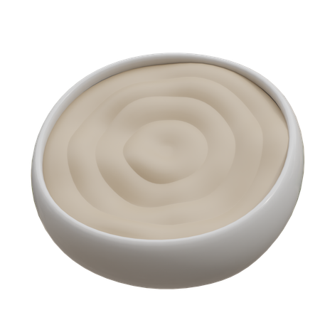 Crema espesa  3D Icon