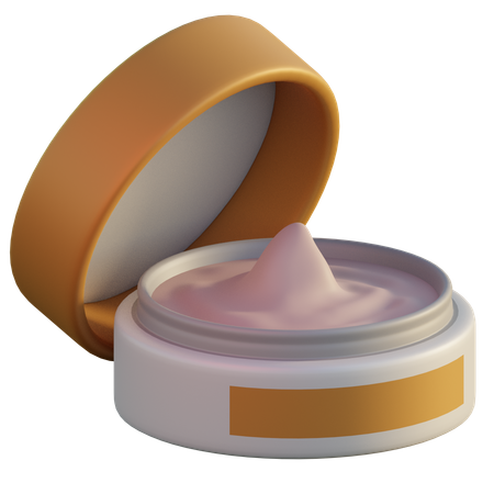 Crema facial  3D Icon