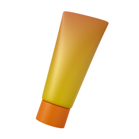 Crema solar  3D Icon