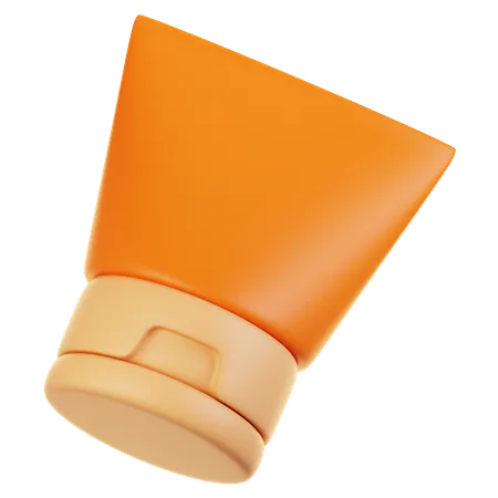 Crema solar  3D Icon