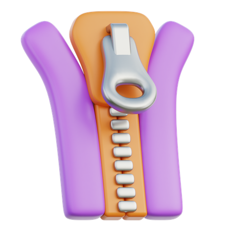 Cremallera  3D Icon