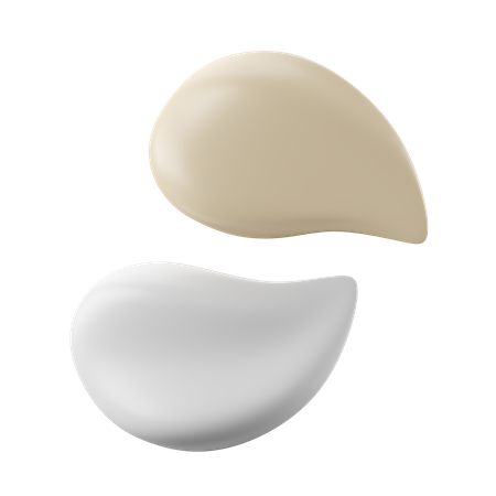 Crème  3D Icon