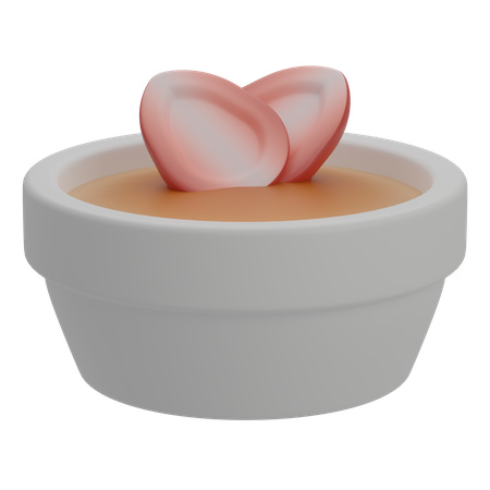 Creme Brulee  3D Icon