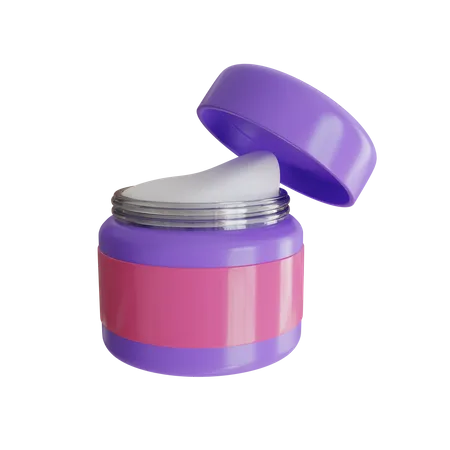 Rosto creme  3D Icon