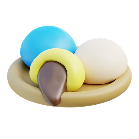 Glace mochi  3D Icon