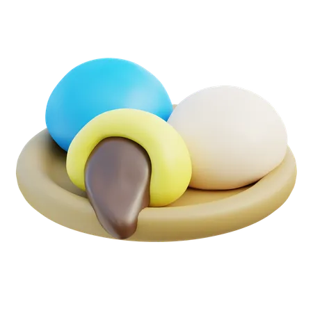 Glace mochi  3D Icon