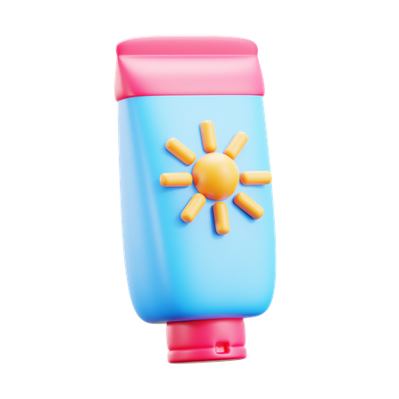 Crème solaire  3D Icon