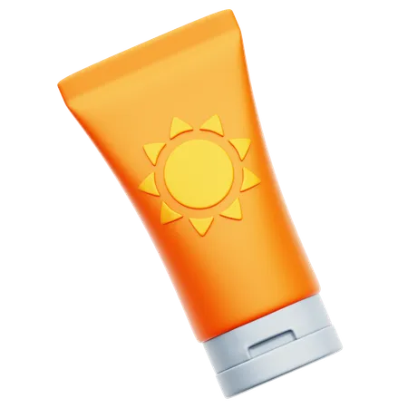 Crème solaire  3D Icon