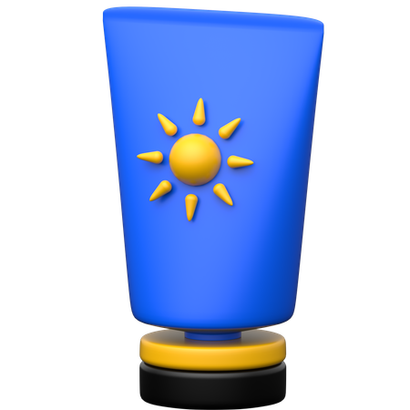 Crème solaire  3D Icon