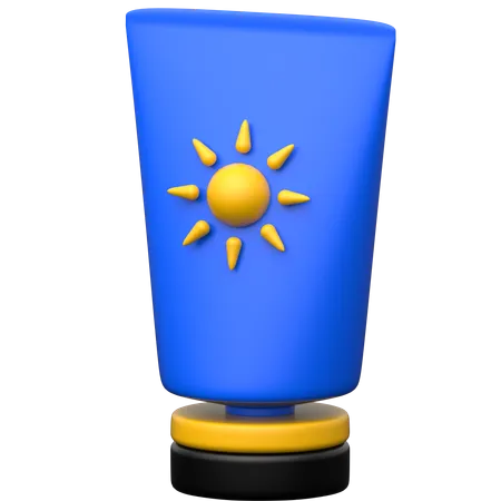 Crème solaire  3D Icon