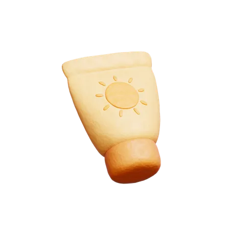 Crème solaire  3D Icon