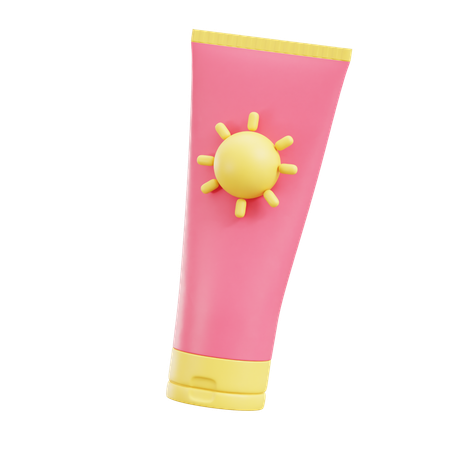 Crème solaire  3D Icon