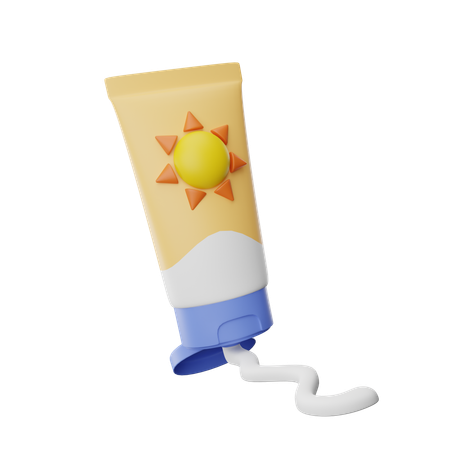 Crème solaire  3D Icon