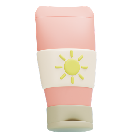 Crème solaire  3D Icon