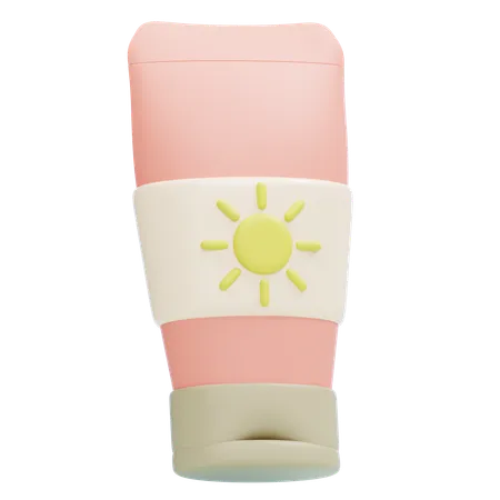 Crème solaire  3D Icon