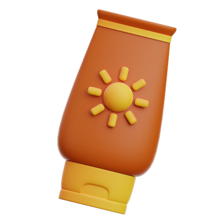 Crème solaire  3D Icon