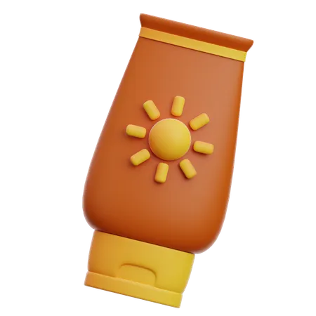 Crème solaire  3D Icon