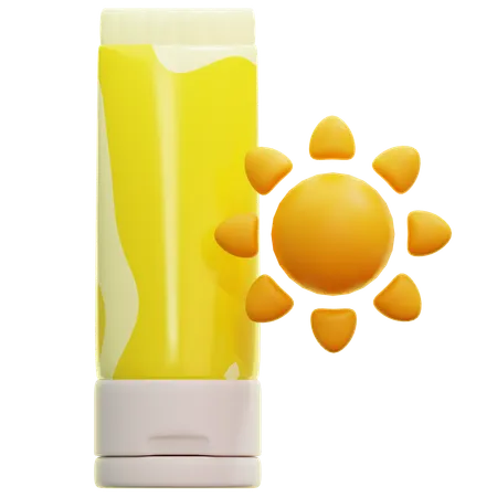 Crème solaire  3D Icon