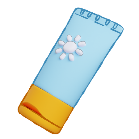 Crème solaire  3D Icon