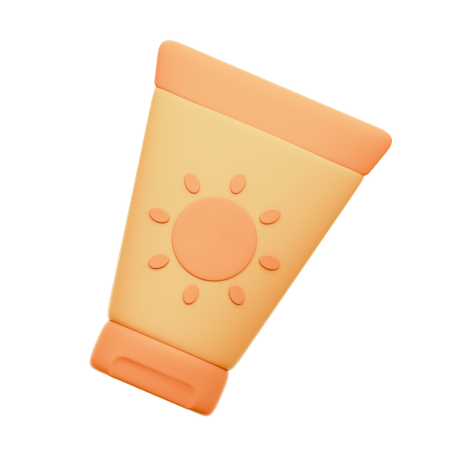 Crème solaire  3D Icon