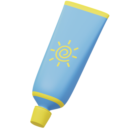 Crème solaire  3D Icon