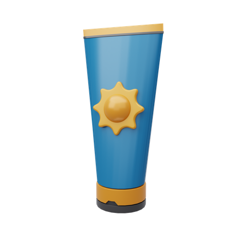 Crème solaire  3D Icon