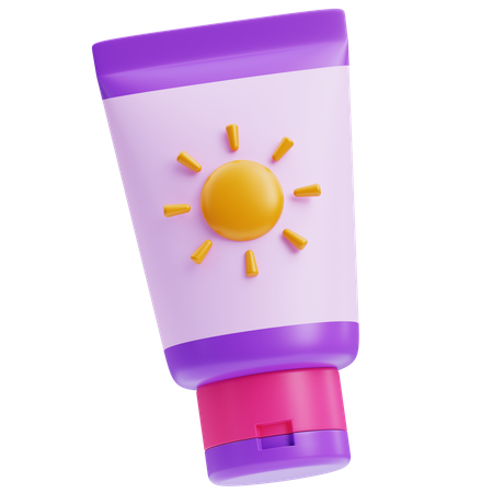 Crème solaire  3D Icon